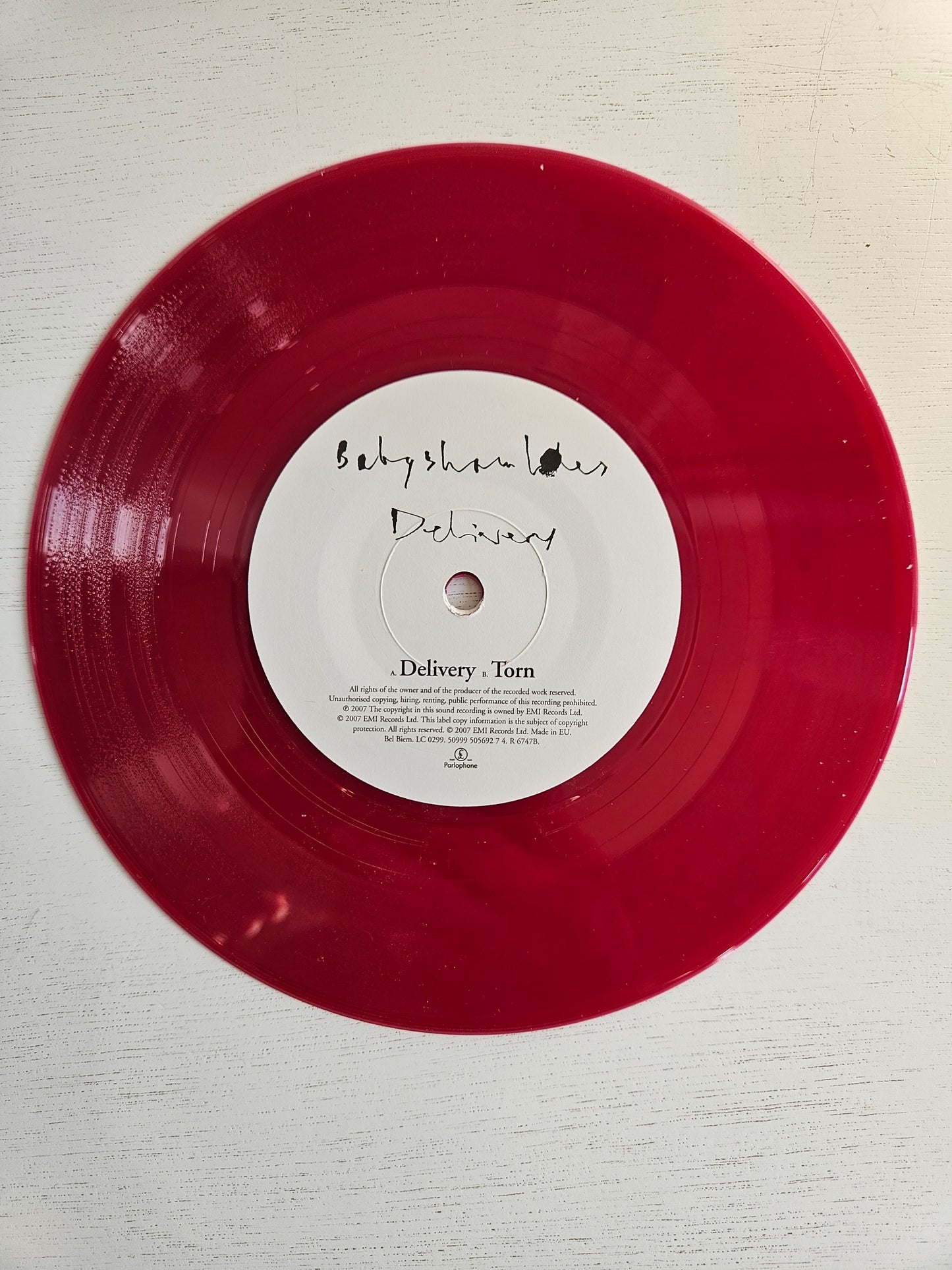 Babyshambles - Delivery 7" vinyl