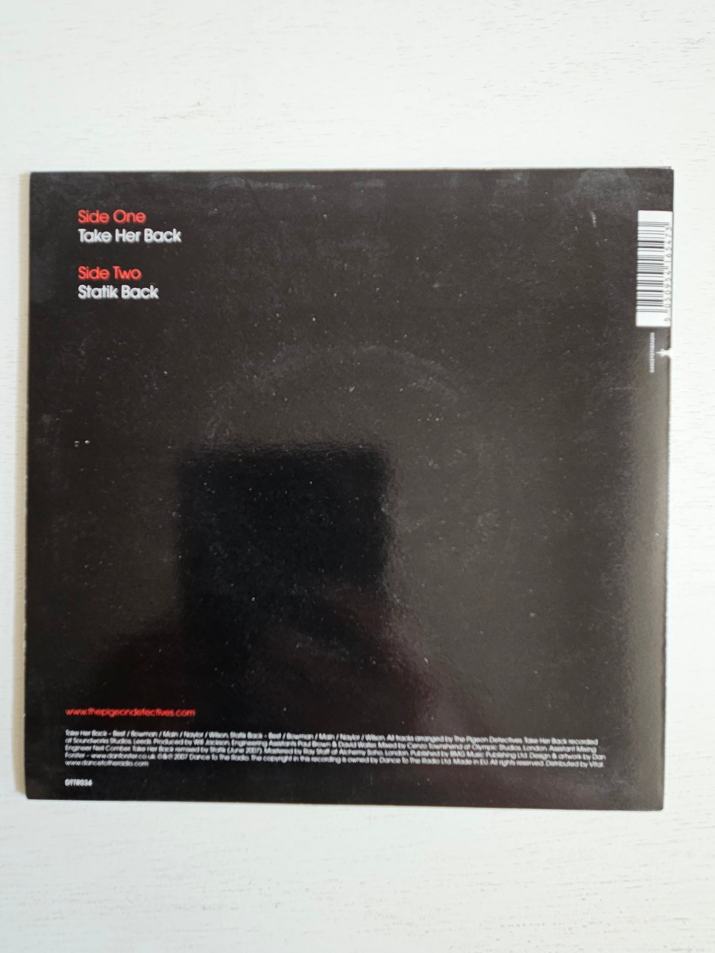 The Pigeon Detectives-Take Her Back 7" vinyl