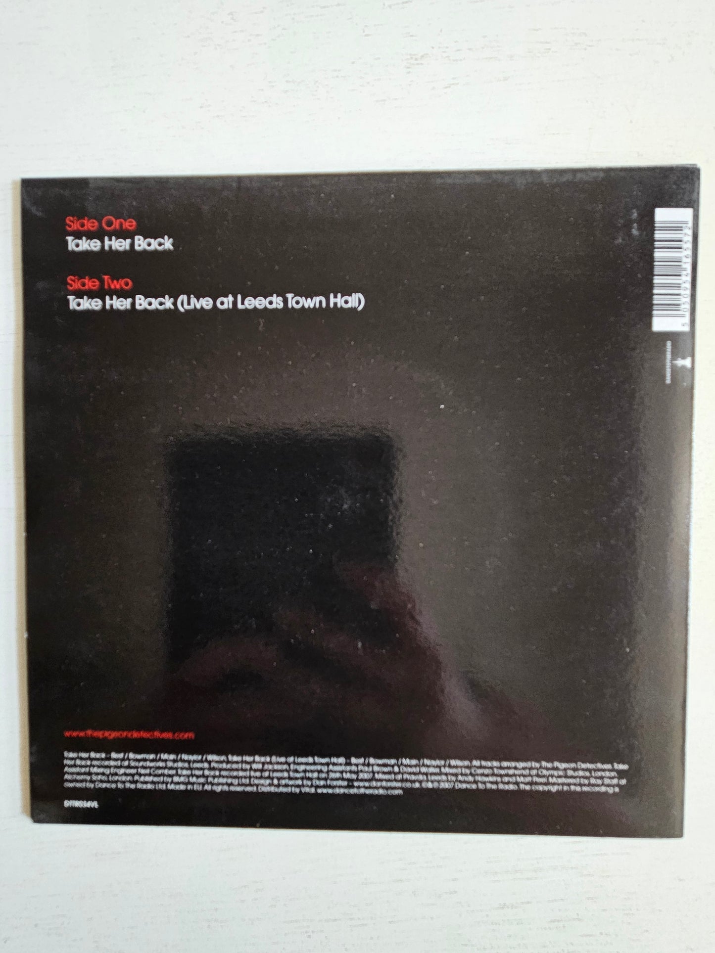 The Pigeon Detectives-Take her Back 7" vinyl