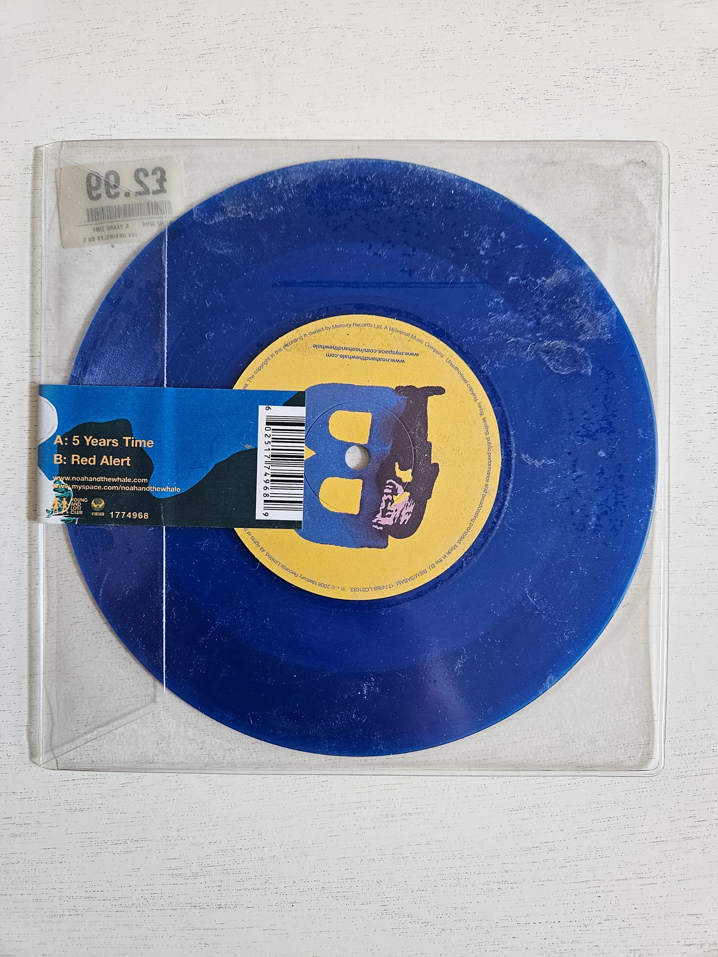 Noah and the Whale-5 Years Time 7" vinyl