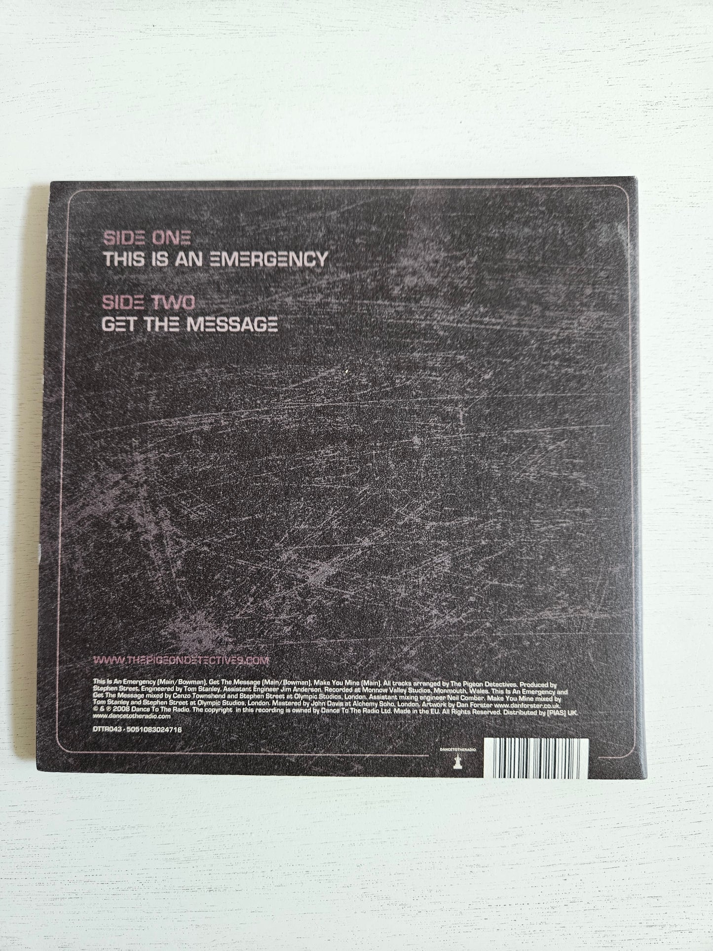 The Pigeon Detectives-This is an Emergency 7" vinyl