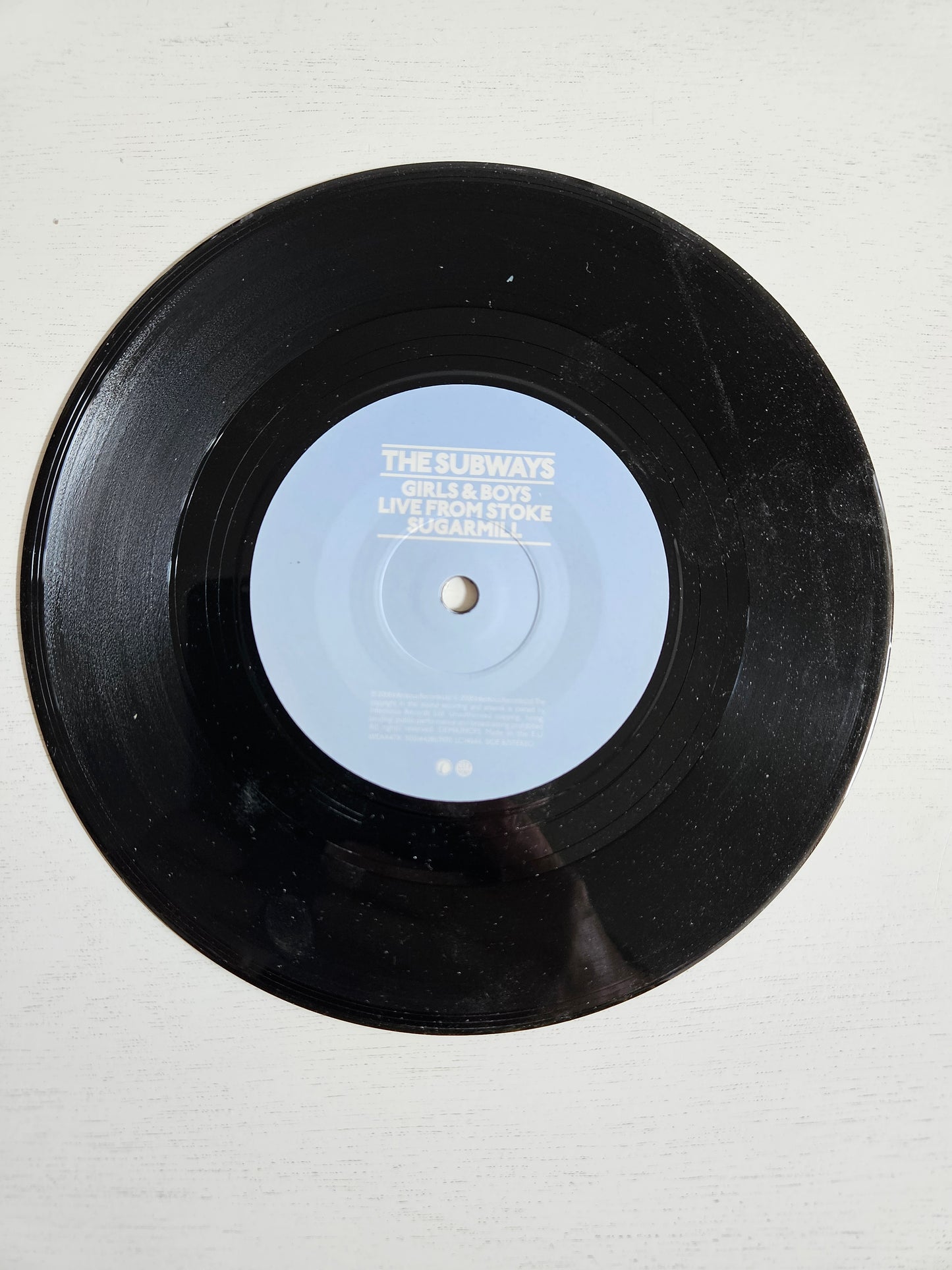 The Subways-Alright 7" vinyl