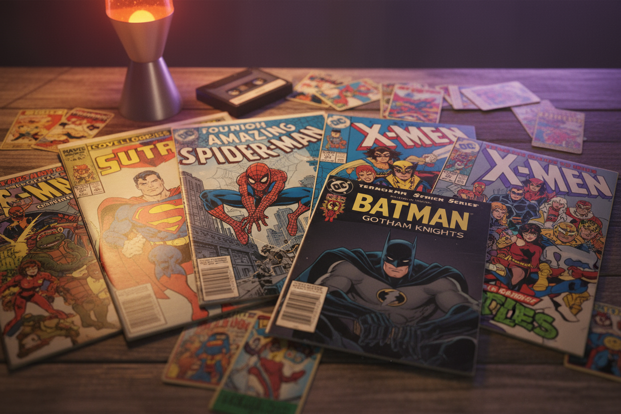 Mavel, Gen X, DC, comics and graphic novels from the past